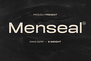 Menseal Family Font, a Sans Serif Font by Yukita Creative (Thumbnail 1 of 11)