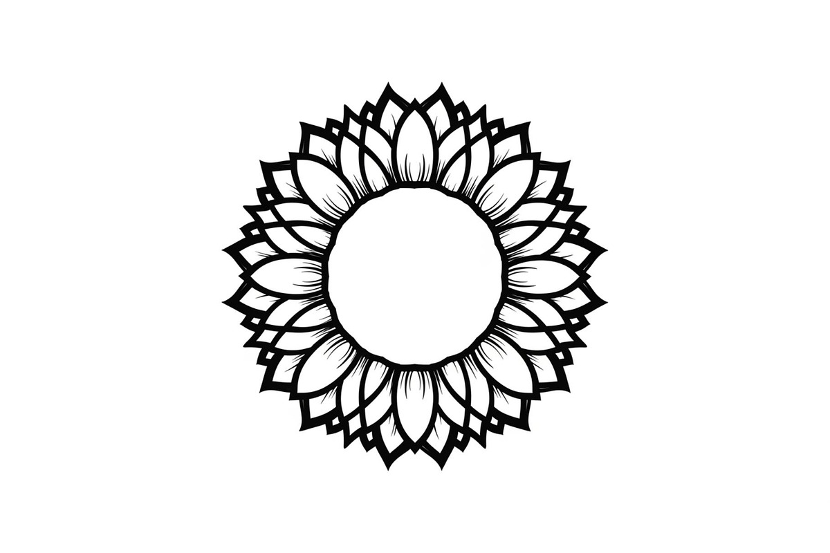 Floral Mandala Circle Frame Bundle, an Illustration by Gaye Art (Photo 15 of 51)