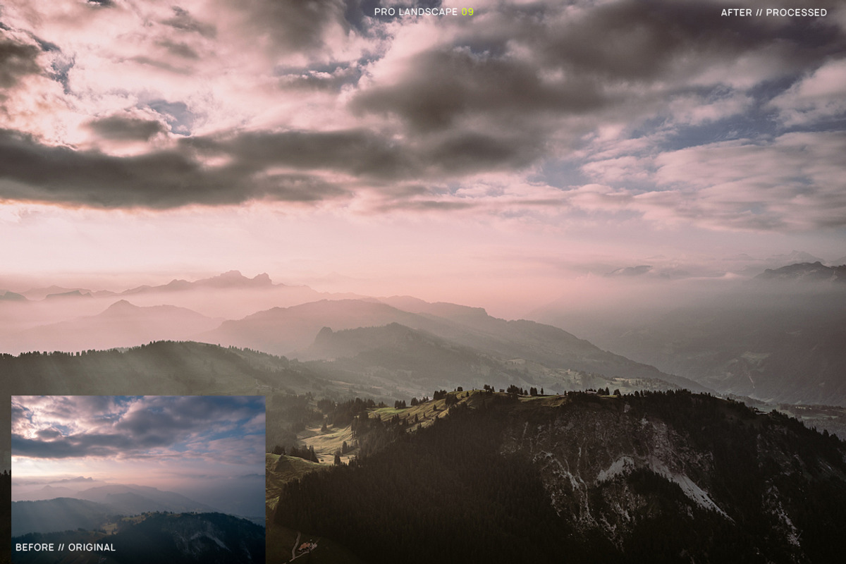 16 Pro Landscape Lightroom Presets 2, an Action Add-On by Edito (Photo 11 of 18)