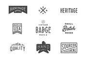 Vintage Badge Pack 2, an Illustration by Nomad Stockpile (Thumbnail 2 of 2)
