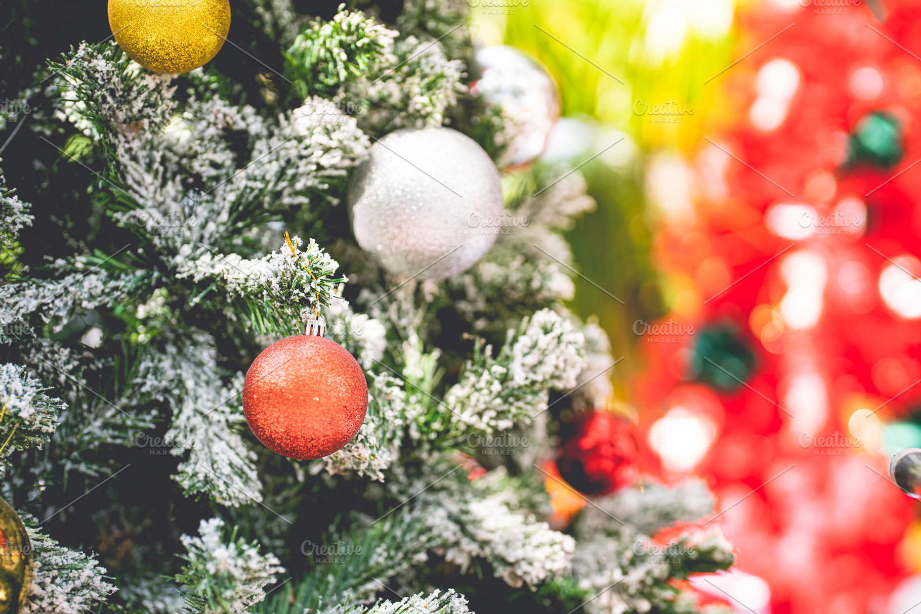 Christmas decor background, a Holiday Photo by Pushish Images