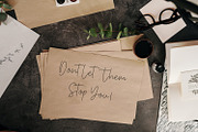 Bethan White - Monoline Script Font, a Script Font by StringLabs (Thumbnail 2 of 14)