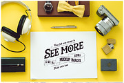 10 Hipster Mockups Pack, a Product Mockup by Victor Barac (Thumbnail 3 of 3)