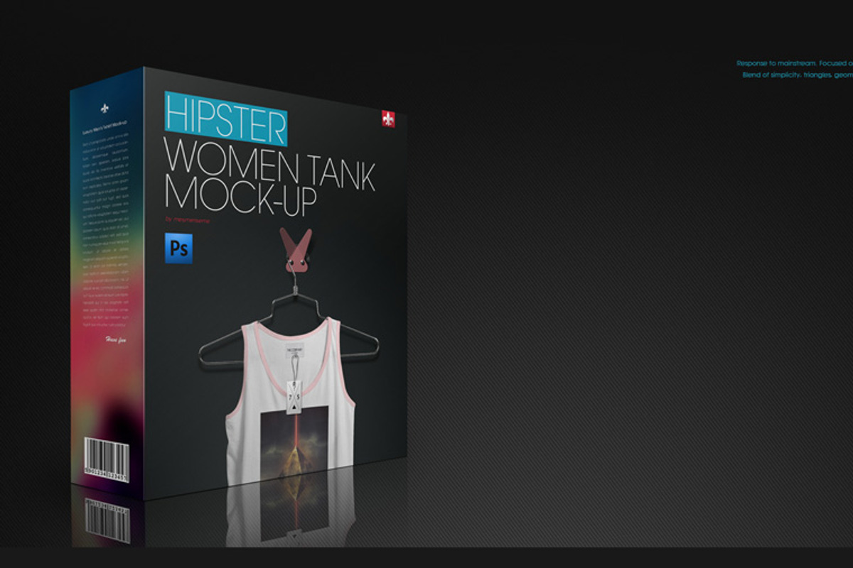 Tank 2nd Type On 5 Stages Mock-up, a Hoody Mockup by Mocca Mockups Store (Photo 30 of 69)