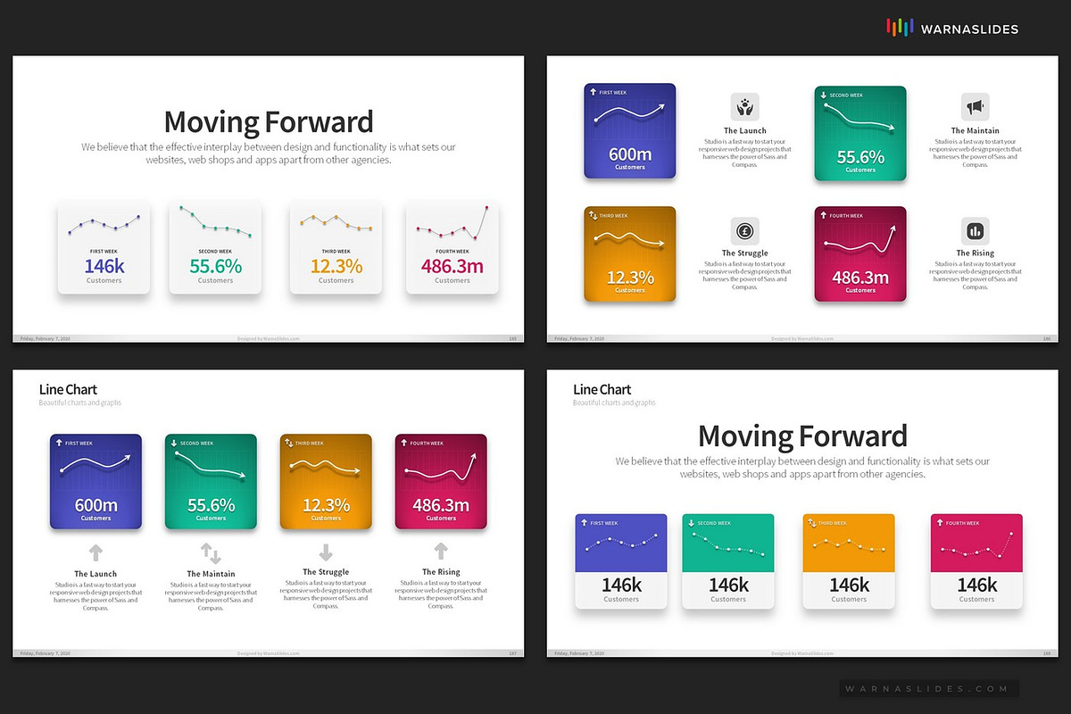 PowerPoint Charts & Graphs, a Presentation Template by Warna Works (Photo 27 of 40)