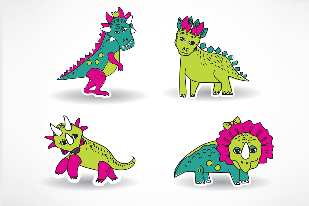Dinosaurs Birtday decor set, a Card Template by Crowhouse (Photo 6 of 6)