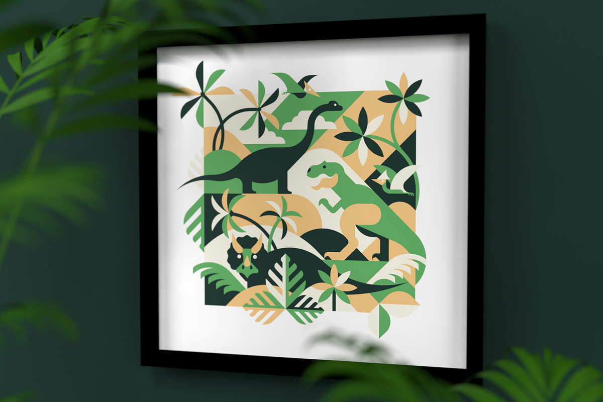 Dinosaur illustrations & patterns, an Animal Illustration by Alexey Boychenko (Photo 4 of 8)