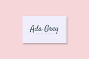 Pink and Navy Logo Template Canva, a Branding & Logo Template by Joanna Lane Designs (Thumbnail 2 of 3)