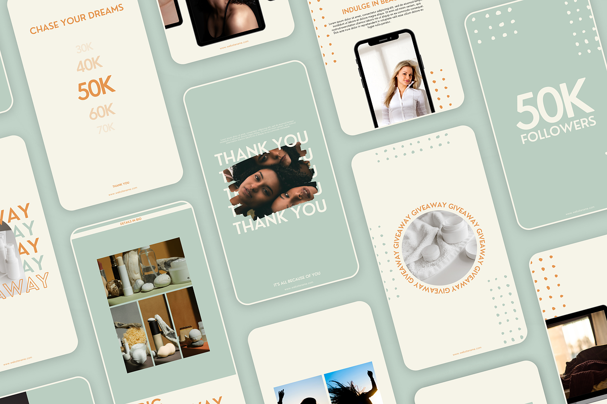 Beauty Canva Instagram Template, a Social Media Template by ...
