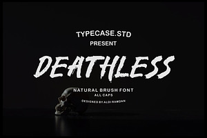 Deathless Natural Brush Font