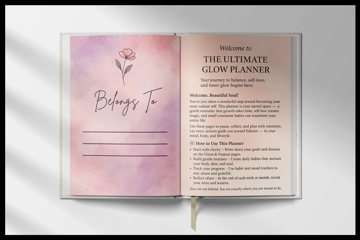 The Ultimate Glow Planner preview 2