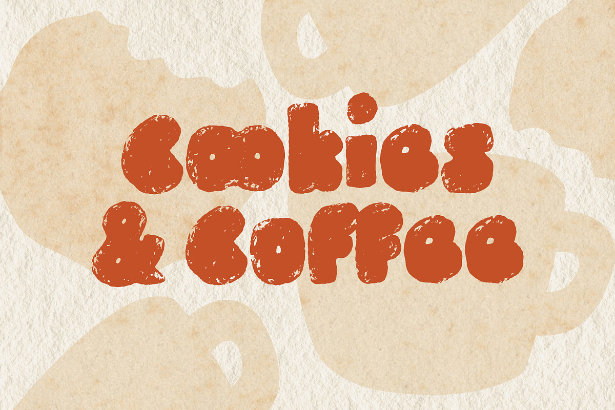 Polvorón - Crumbly Bold Display Font, a Handwritten Font by Ef Studio (Photo 8 of 11)