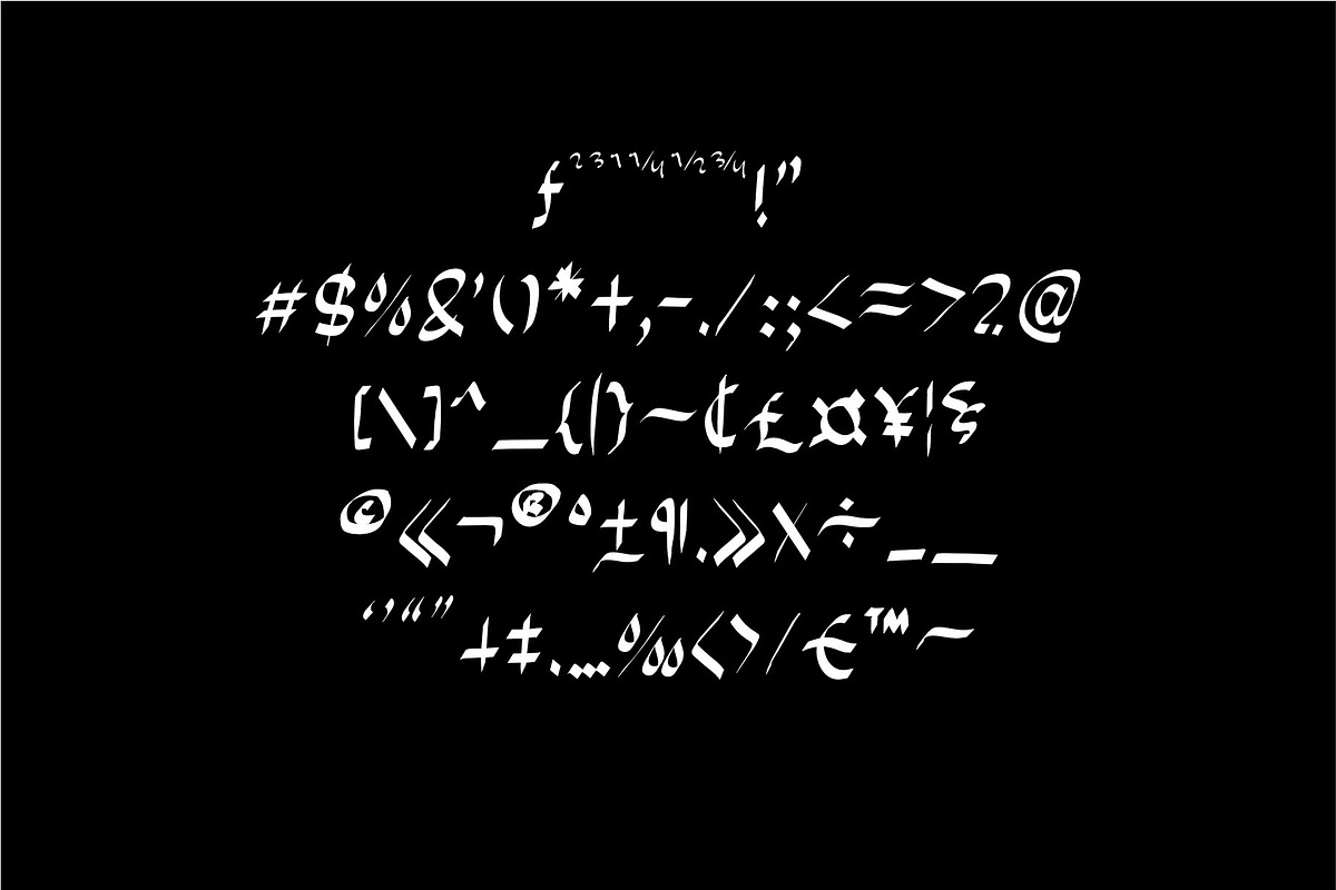 Sahur - Exotic Arabic Style Font, a Blackletter Font by WAP (Photo 7 of 7)