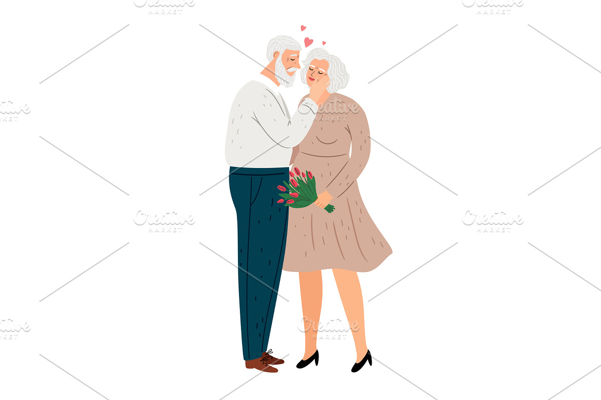 Beauty of senior age old people, a Person Illustration by Stock-Smart-Start