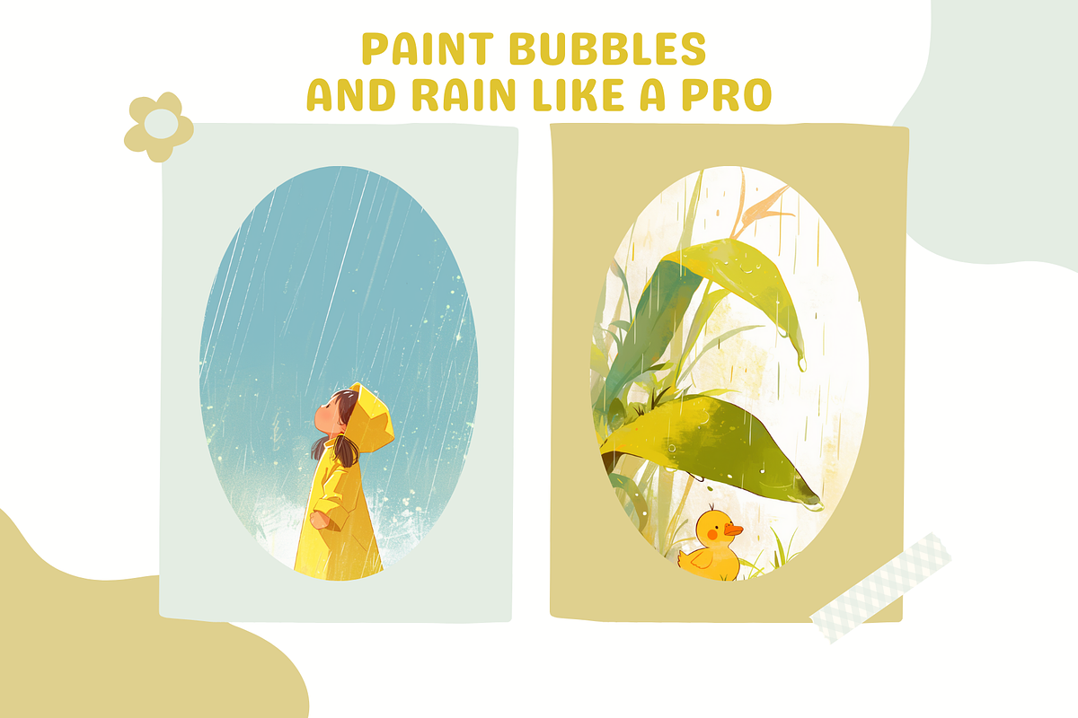 Rain and Weather Brushes, a Brush Add-On by Cozy Brushery (Photo 7 of 8)