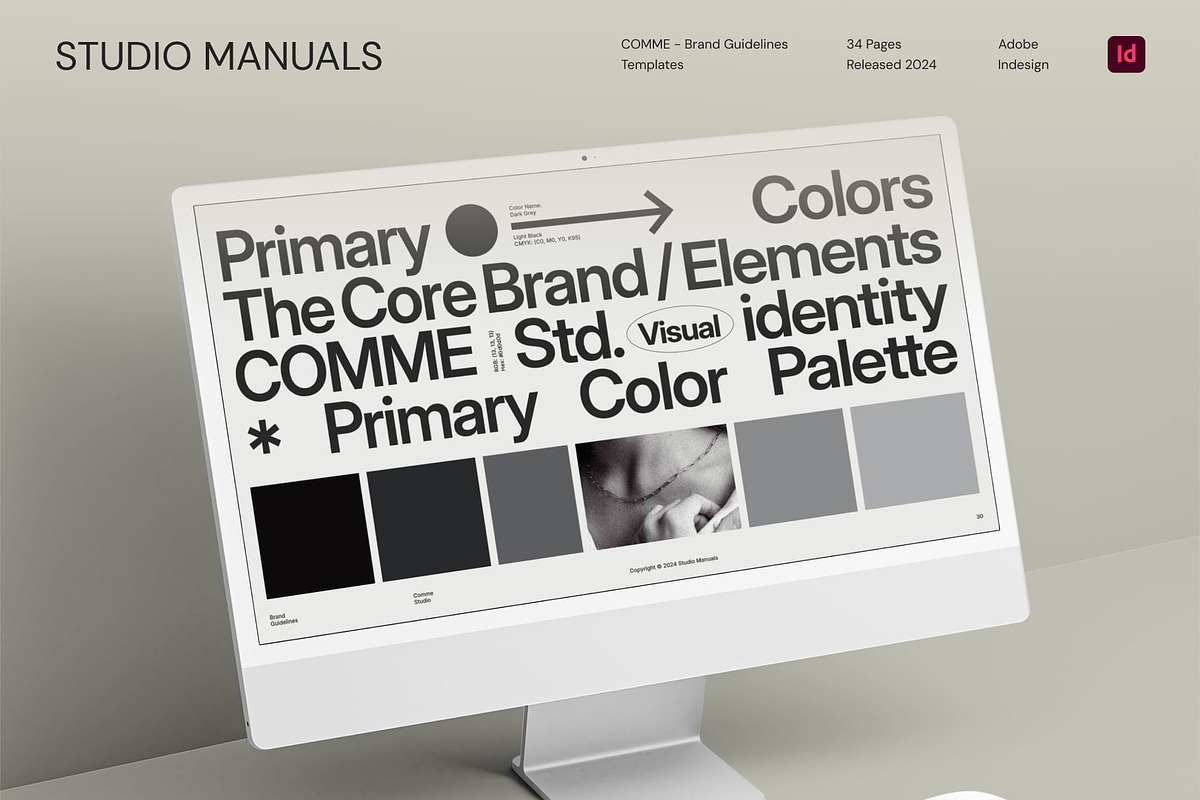 COMME - Brand Guidelines, a Presentation Template by Studio Manuals (Photo 4 of 8)