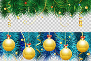 Christmas and New Year Backgrounds, a Decorative Illustration by TAlex (Thumbnail 6 of 6)