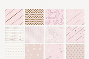 Coquette Valentines Digital Paper, a Pattern Graphic by Photohacklovers (Thumbnail 2 of 9)