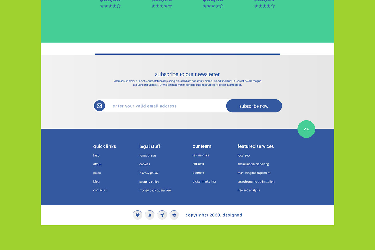 Landing Page Layout, a Landing Page Template by MightyDesign (Photo 5 of 8)