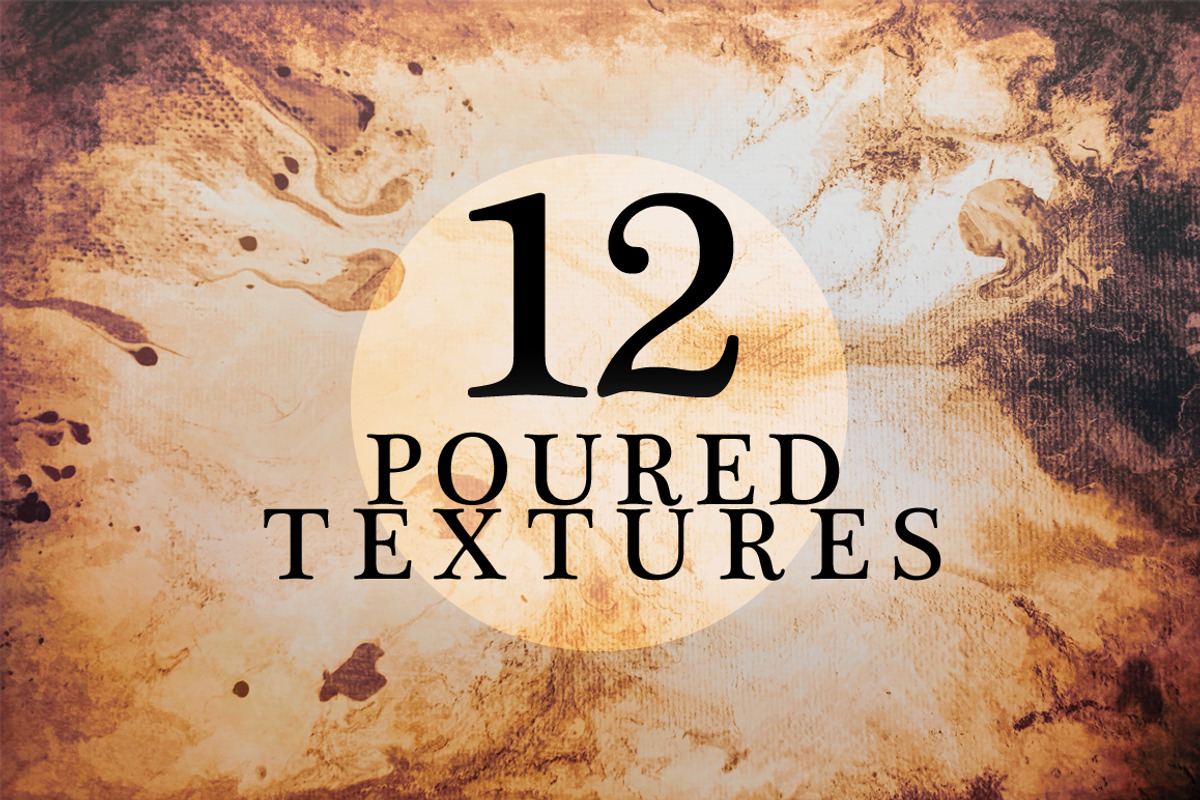Poured Gold, a Texture Graphic by CarlyArtDaily (Photo 1 of 2)