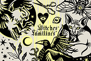 Witch's familiars. Magical Pets, an Animal Illustration by OlgaSoi007 (Thumbnail 1 of 10)
