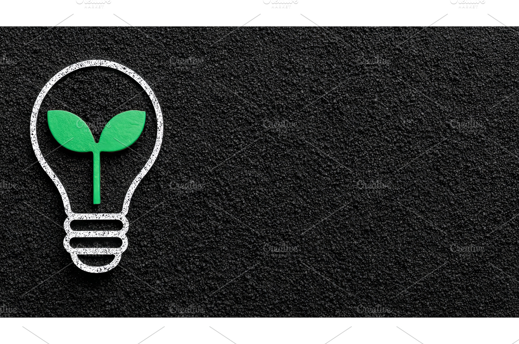 A lightbulb emerging from the earth, a Nature Photo by ZinetroN