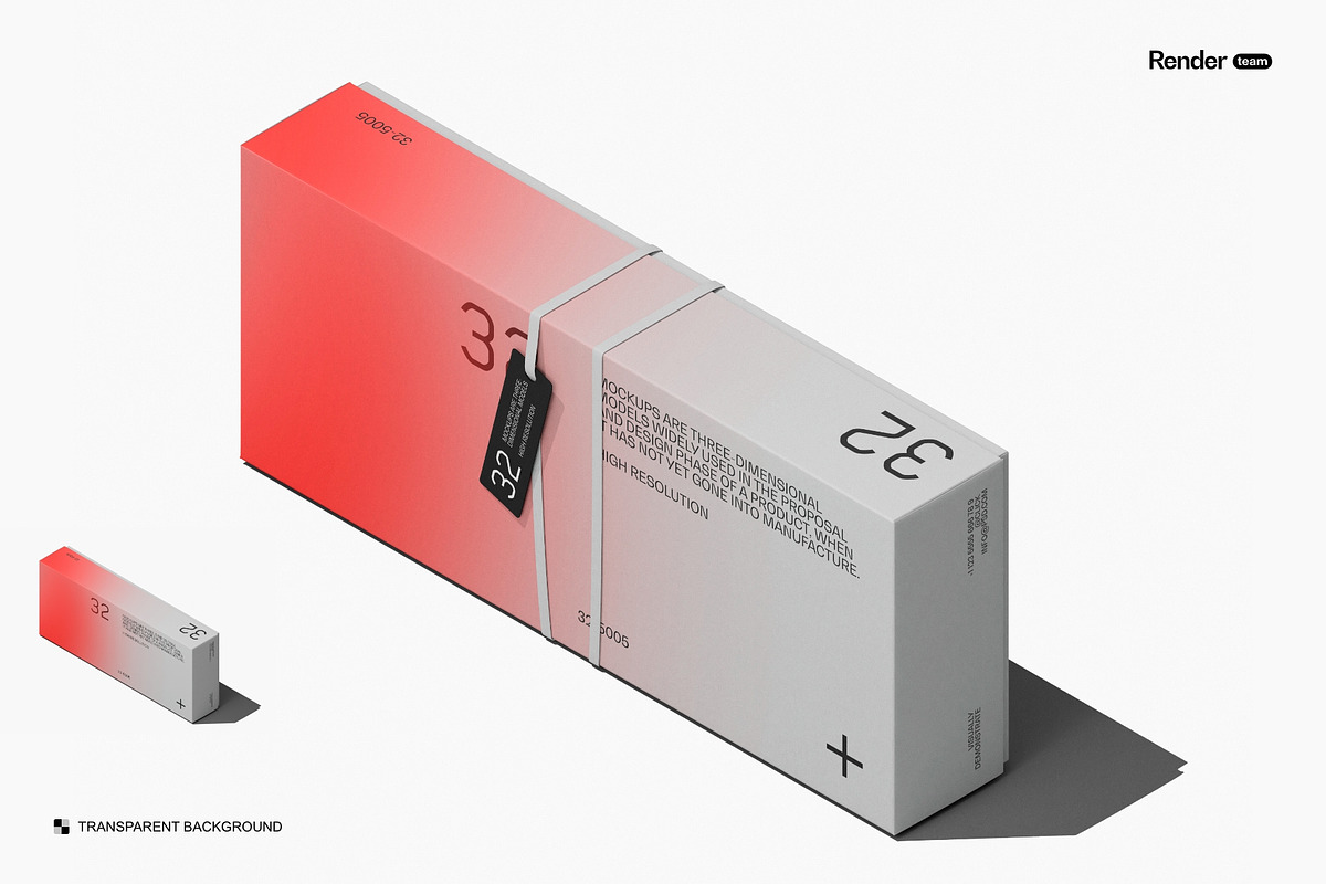 Paper Box Mockup Set, a Packaging Mockup by Renderteam (Photo 7 of 14)