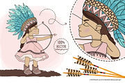 INDIANS PRINCESS, a Decorative Illustration by FARAWAYKINGDOM (Thumbnail 4 of 8)