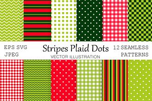 Dot pattern. Plaid pattern. Abstract