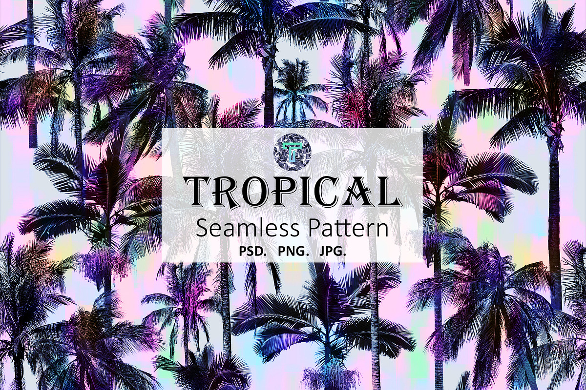 Tropical Pattern & Seamless Print, a Pattern Graphic by Talip Memis (Photo 1 of 6)