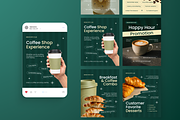 Cafe Shop Opening Instagram Post, a Social Media Template by Annora Studio (Thumbnail 6 of 6)