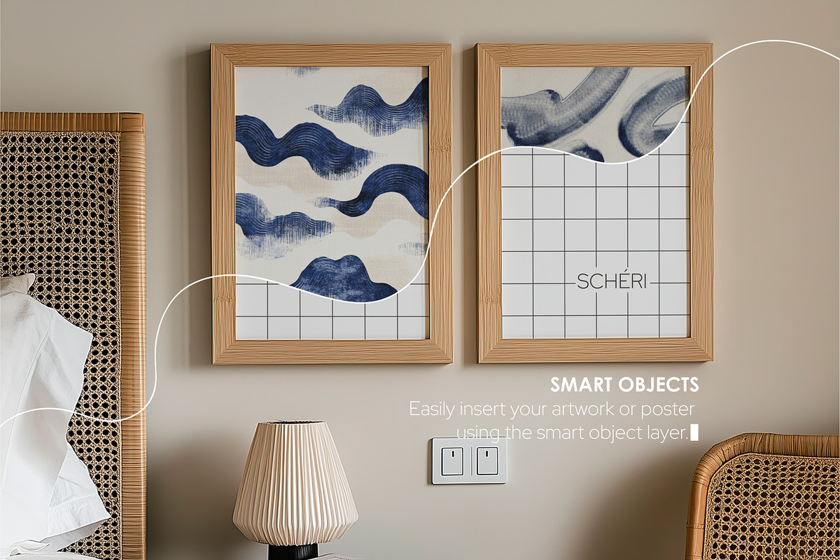 BLACK & WOOD | 32 Frame mockup set, a Household Mockup by SCHÉRI (Photo 4 of 14)