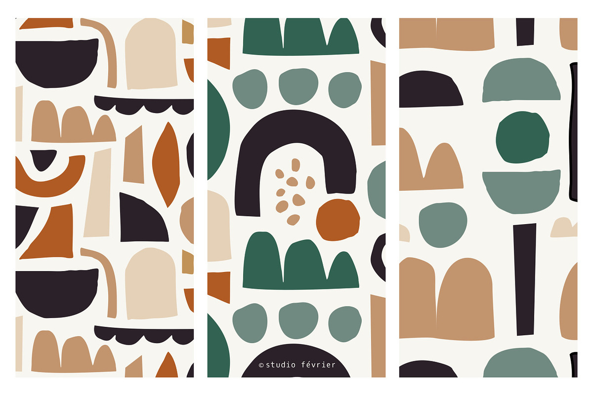 Paper Abstract 1 | Patterns + Shapes, a Pattern Graphic by Studio Fevrier (Photo 2 of 10)