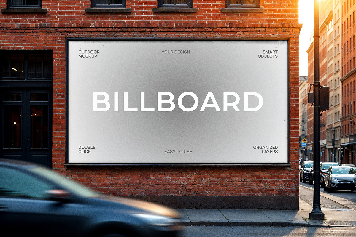 City Billboard Mockup, an Advertising Mockup by Design Squad (Photo 4 of 4)