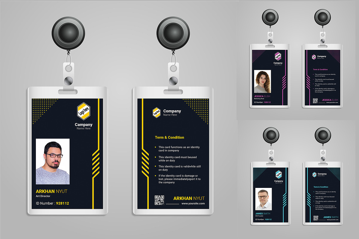 Id Card Template, a Business Card Template by TemplArt (Photo 4 of 4)