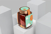 Honey Jar Mockups, a Product Mockup by megostudi0 (Thumbnail 4 of 8)