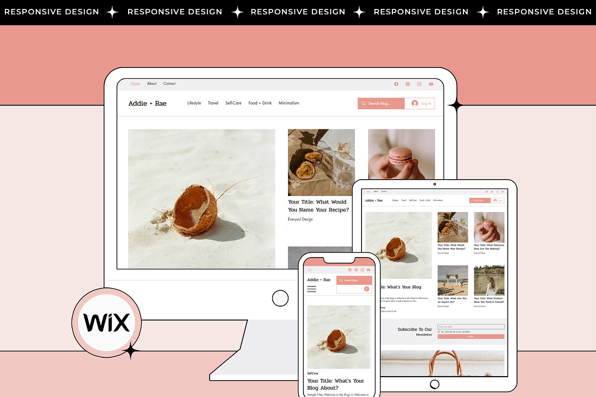 Addie + Rae Wix Template, a Wix Template by Girl Boss From Home (Photo 4 of 6)