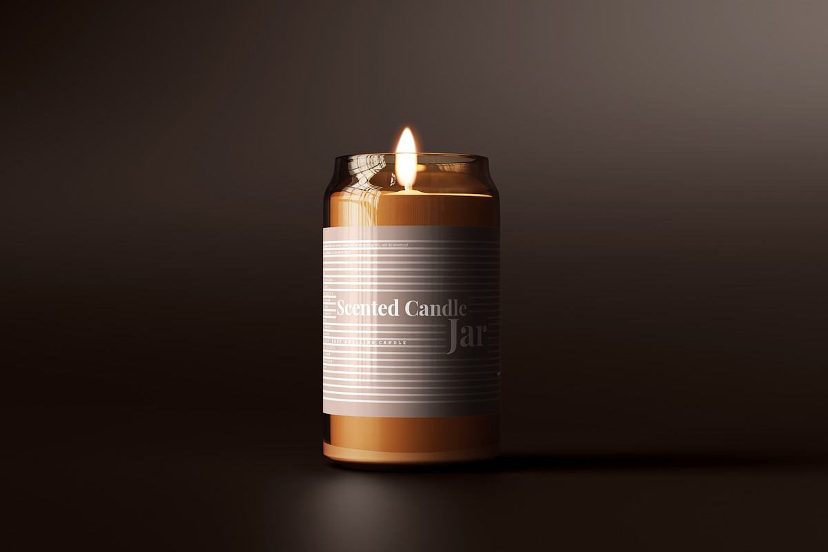 Amber Glass Candle Mockup Bundle, a Packaging Mockup by pmvch (Photo 120 of 135)