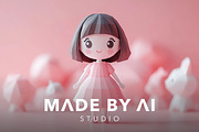 50 Low-Poly Character Prompts, an Object Graphic by MadeByAI Studio (Thumbnail 3 of 6)