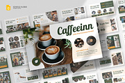 Coffee Business Google Slides, a Presentation Template by fluffstudio (Thumbnail 1 of 4)