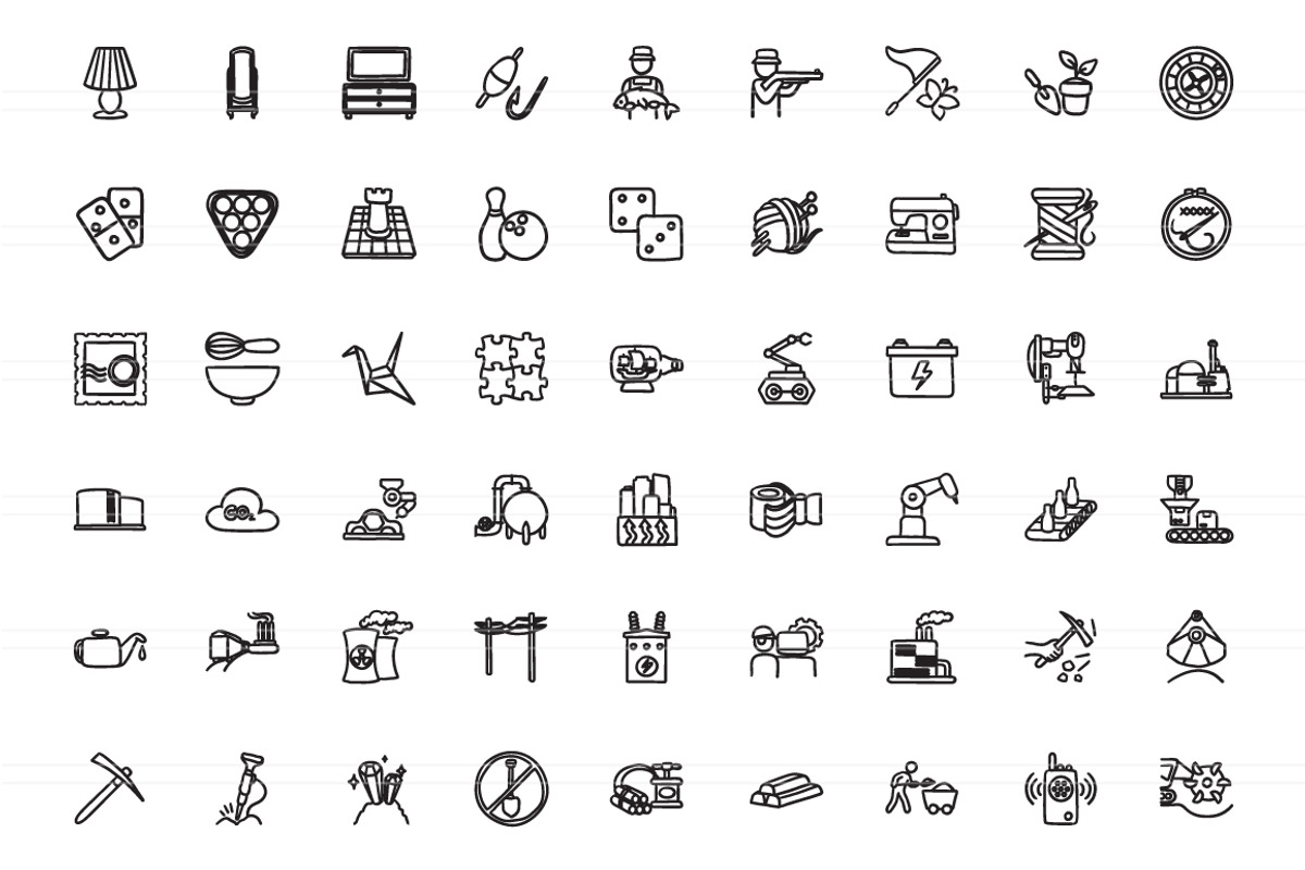 2100 Hand drawn vector icons, an Outline Icon by Visual Generation (Photo 16 of 43)