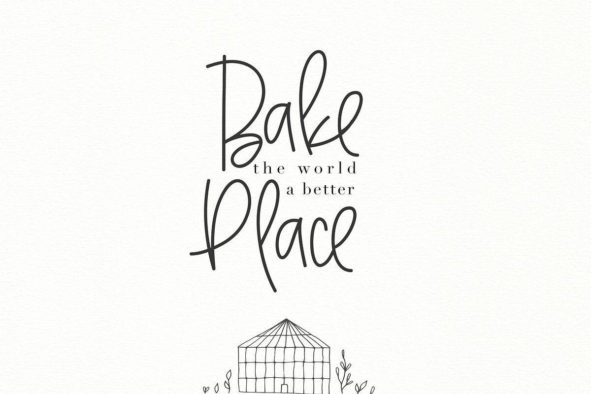 Baked Goods - Handwritten Font preview 5
