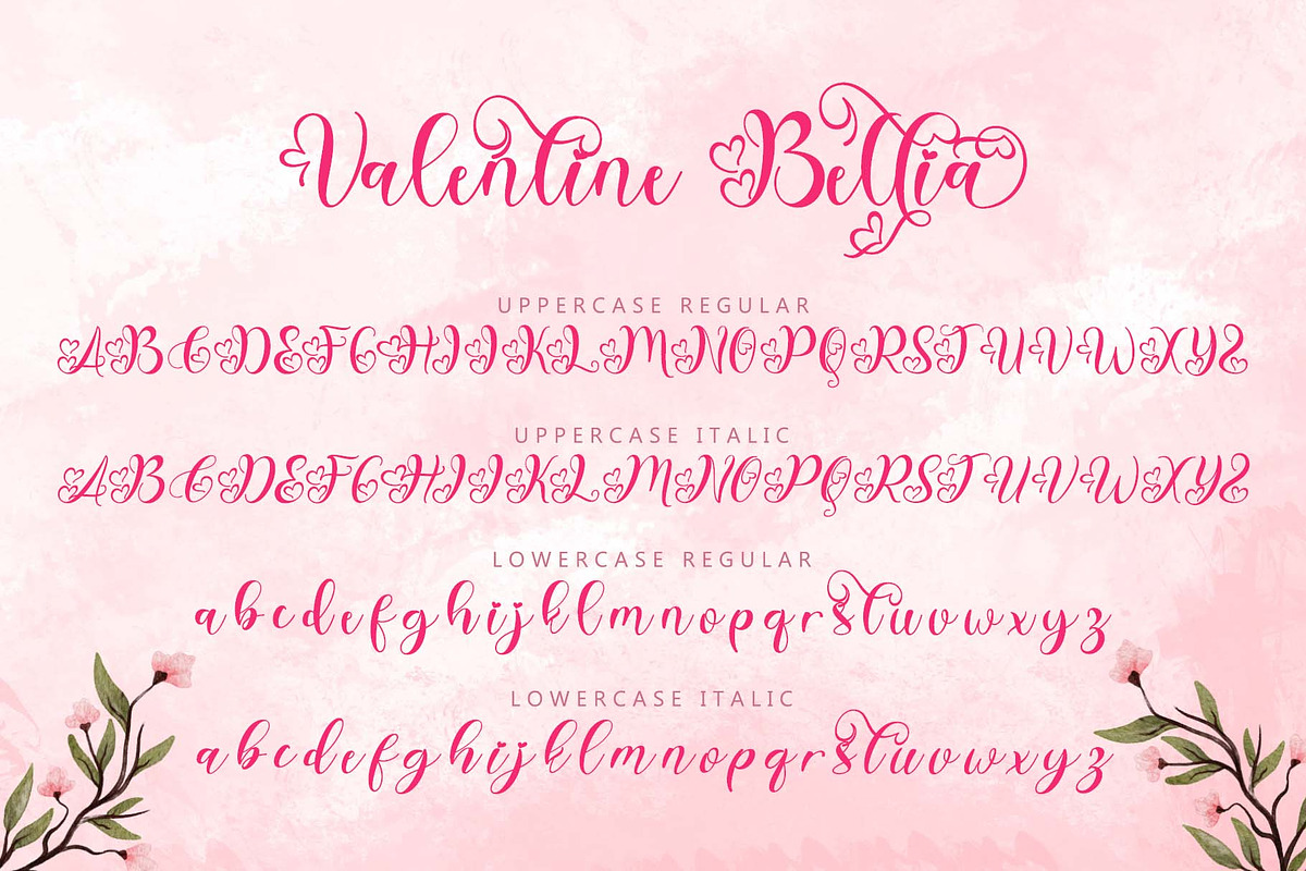 Valentine Bellia, a Handwritten Font by Yoga Letter (Photo 6 of 9)