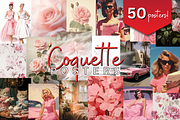 50 Girl Coquette Posters, a Poster Template by mkStudioLab (Thumbnail 1 of 3)