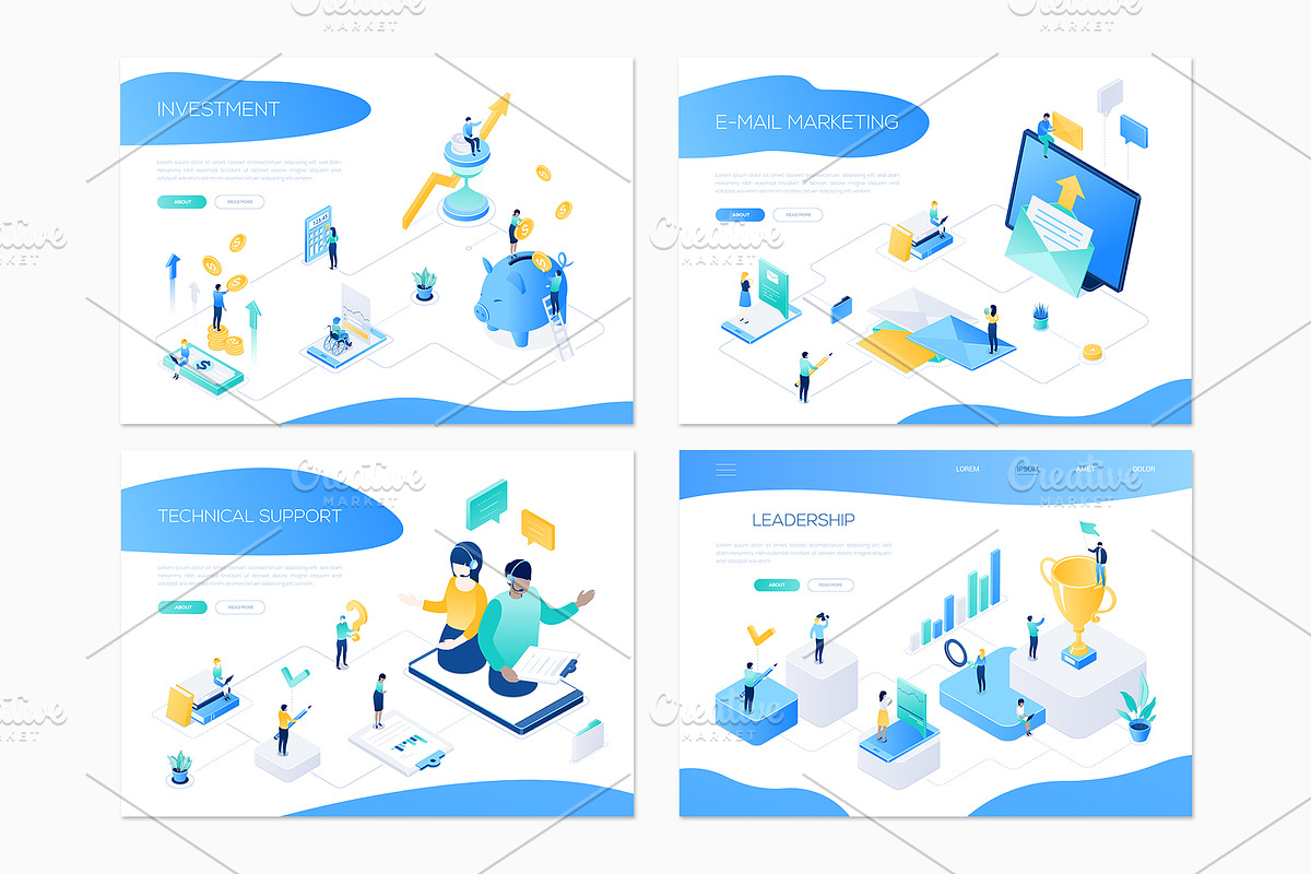 Isometric Illustrations Bundle, an iPhone Mockup by Boyko Pictures (Photo 8 of 9)