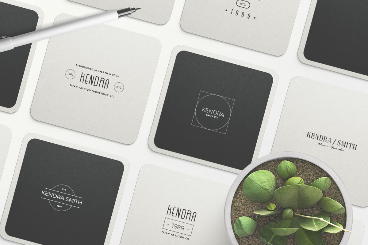 50 Branding Fashion Minimal Logos, a Branding & Logo Template by Graphicdome (Photo 10 of 11)