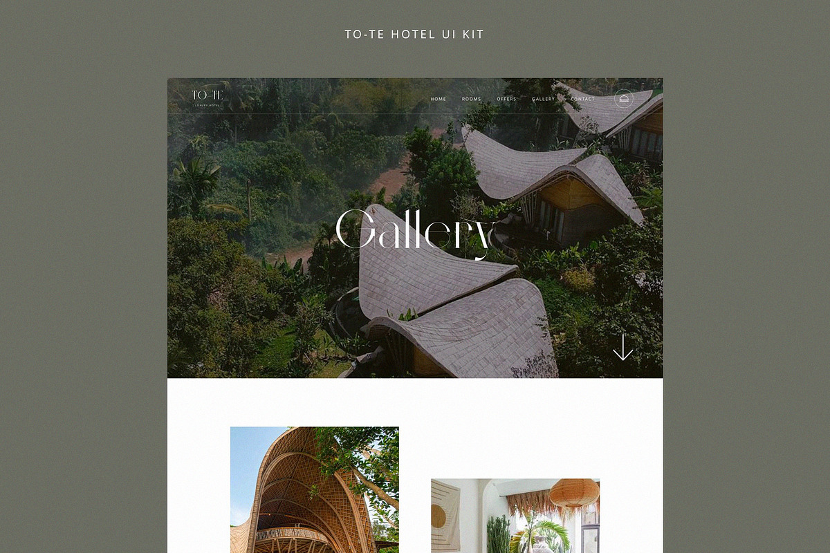 Tote | Hotel UI KIT Template, a Landing Page Template by Skolastika Phoebe (Photo 8 of 8)