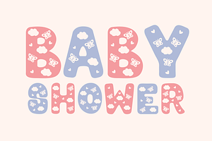 Evarin - Cute Decorative Font