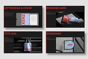 XENZ Brand Guideline Template Design, a Branding & Logo Template by shaondesigns (Thumbnail 9 of 9)