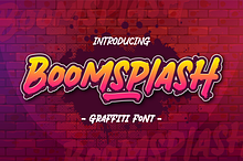 Boomsplash a Graffiti Font